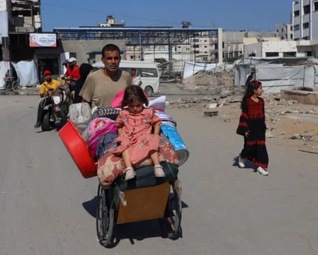 Escaping away from Peril to Death: Gaza Inhabitants Grapple with Heart-Wrenching Decision