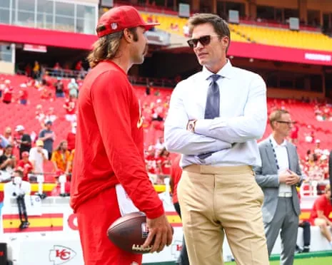 The NFL legend ignites fan criticism as showing up in Vegas team booth