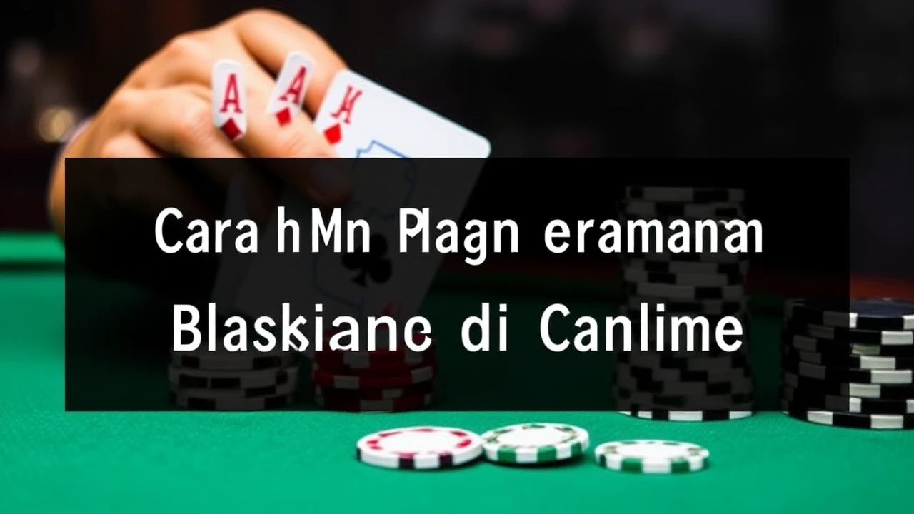 Cara Menang dalam Permainan Blackjack di Kasino Online