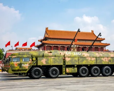 Existence in the Target Zone of Beijing’s Missile Dubbed Guam Killer Ballistic Systems